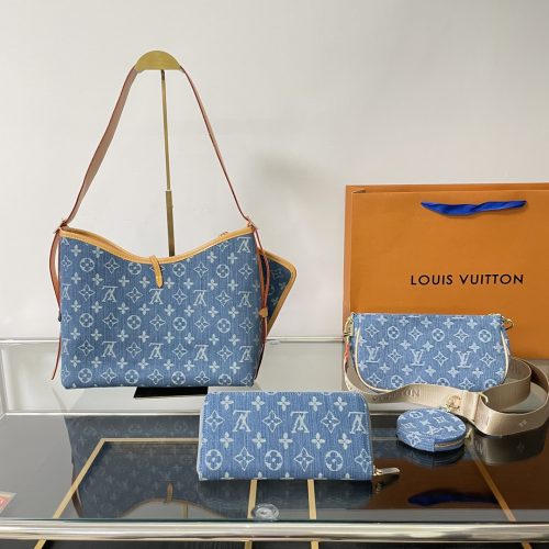 Louis Vuitton denim carryall